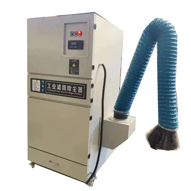Mobile Pulse Bag Filter Dust Collector For Grinding Polishing Dust Extraction Industrial Environmental Equipment