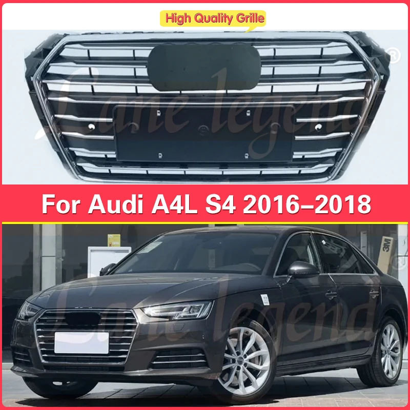 

Factory supply New ABS Material Car Front Bumper Grille for Audi RS4 for A4/S4 B9 2016 2017 2018(Refit for RS4 Style)