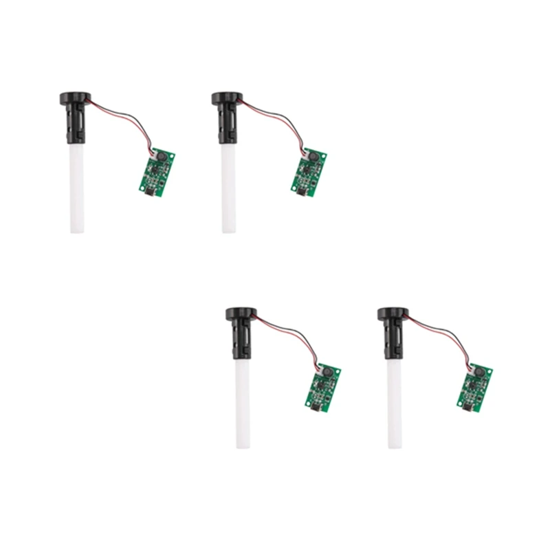 4Pcs USB Mini Humidifier Mist Driver Circuit Board Fogger Atomization Film Atomizer Sheet DIY Kits, Easy To Use Fine Workmanship