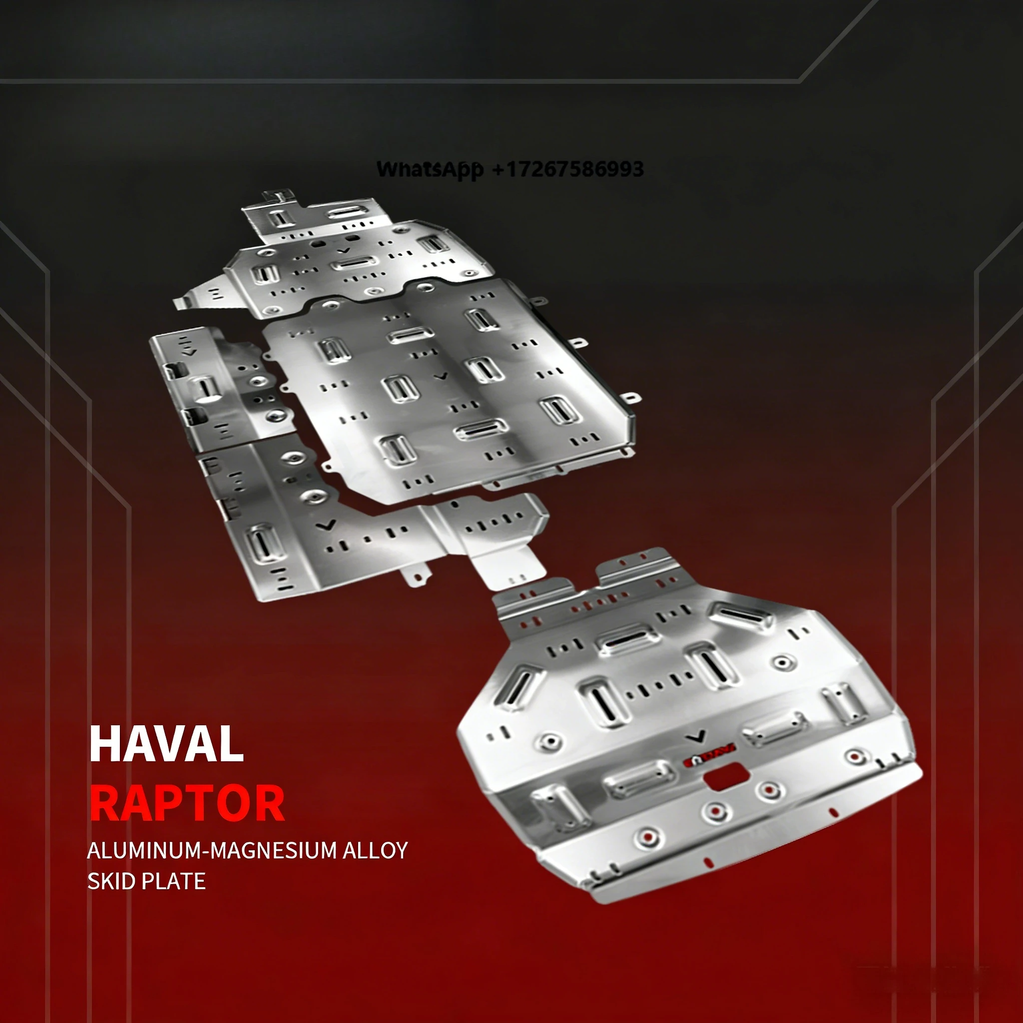 

HAVAL FASTCULB-Raptor 5/8mm Engine Aluminum Chassis Protector 2020 - Original Hole Installation