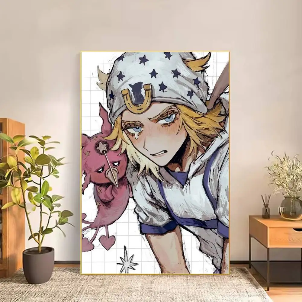 J-Johnny J-Joestar J-Jojo Poster Versatile HD Waterproof Wall Art Self-Adhesive Decor for Any Space Ideal Gift