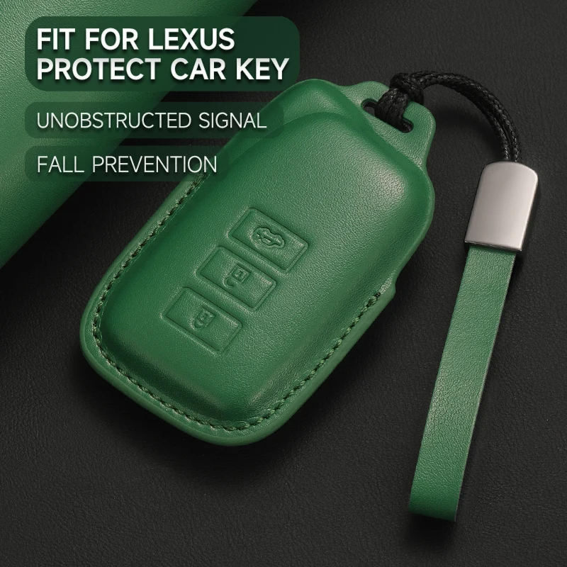 Leather Car Key Cover Case Protection Shell For Lexus RX350 NX300 Es300h Rx450h GS300 GX470 IS250 ES350 LX570 GX460 Nx300h Is300