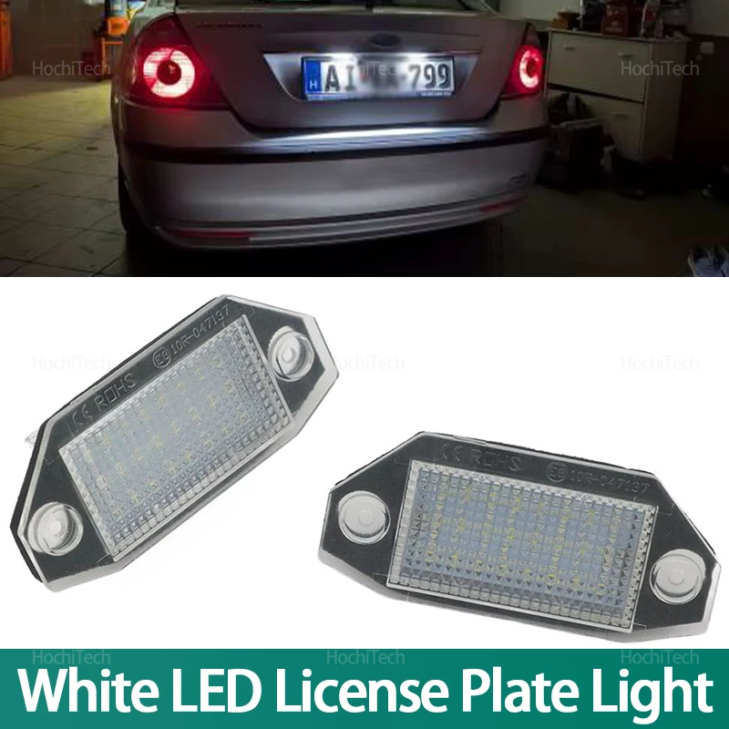 

For Mondeo MK3 Ⅲ 4/5 Door 2000-2003 2004 2005 2006 2007 Accessories Canbus No Error Lamp Car LED License Plate Light