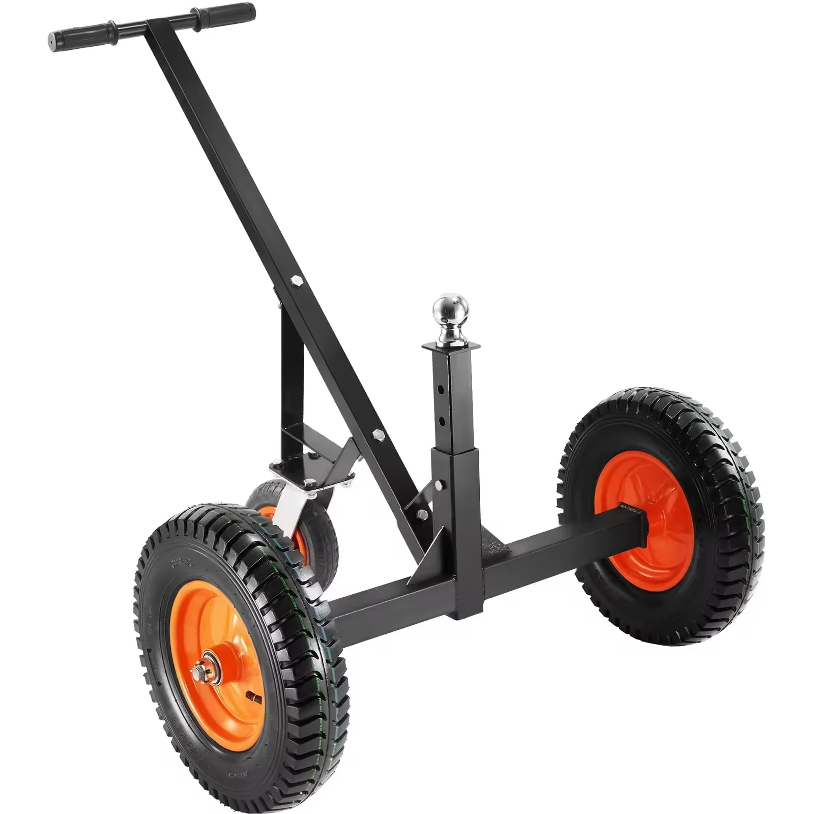Adjustable Trailer Dolly Hitch Mover 1,000 Lbs Loading Capacity Trailer Hitch Tow Dolly for Moving Car RV Boat Trailer Camping