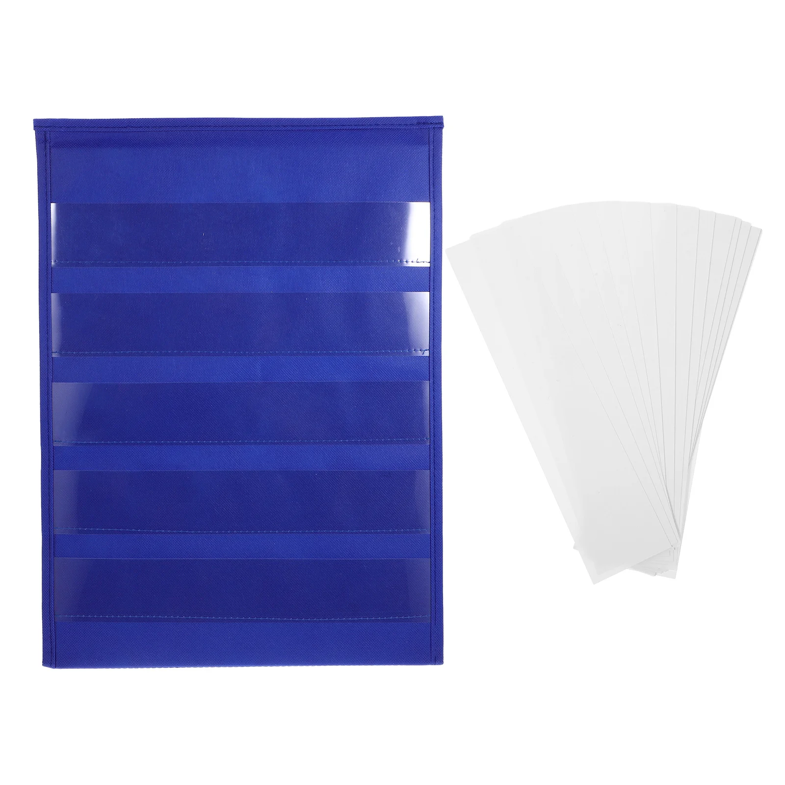 

Pocket Chart 43X33Cm Self-Standing Double-Sided Desktop Calendar For Kids Teachers Homeschool Classroom Organizer Blank