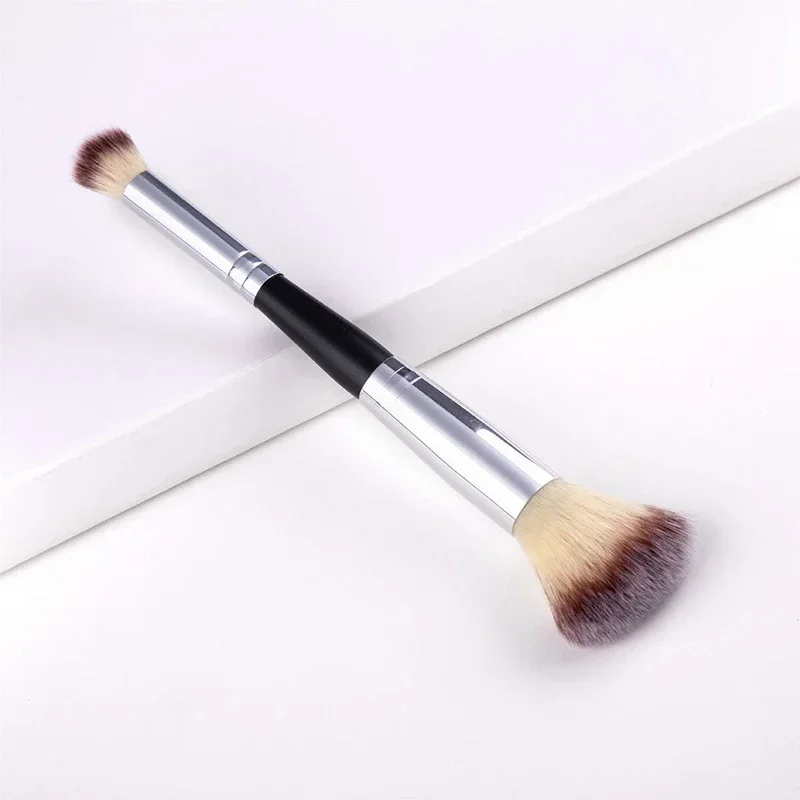 1Pc Doppel-Headed Professionelle Concealer Lidschatten Große Bronzer Pinsel Kontur Hervorhebung Schönheit Kosmetik Make-Up Pinsel Werkzeug