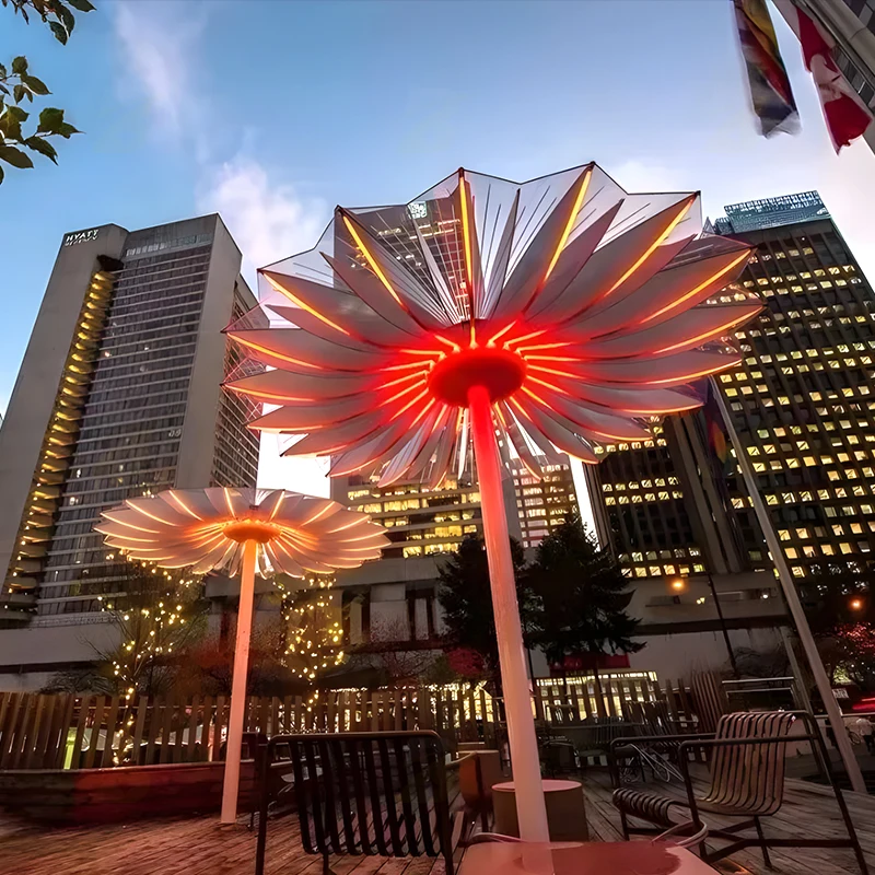 فانوس أرضي للمشروع الخارجي، مركز تسوق بلازا بارك IP65 لعيد الميلاد والهالوين #5