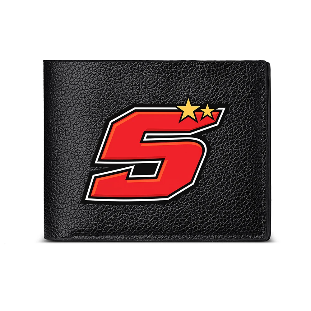 Red S With Stars Logo Men's Wallet Card Holder Casual Business Fashion Design