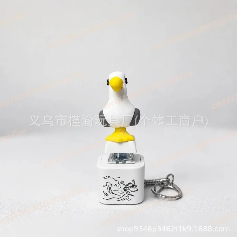 2007Seagull Mine Keychain, USB Clicky Keyboard Fidget Button, LED Sound Keychain*** view 4