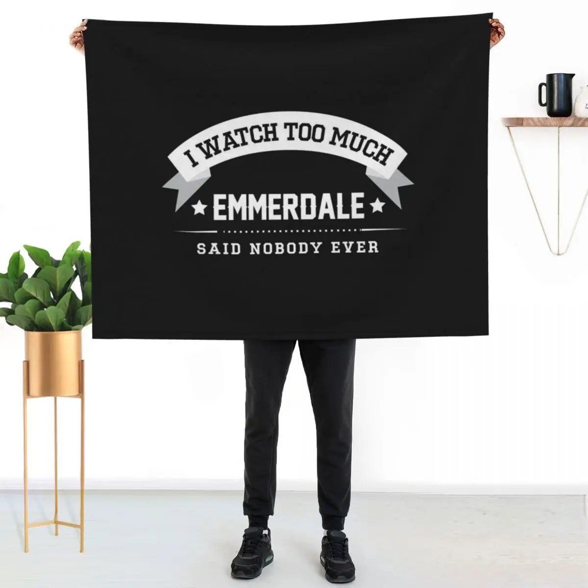 I Watch Too Much Emmerdale Said Nobody Ever Throw Blanket anime Luxury Designer Quilt Decorative Beds Nap Luxury Blankets