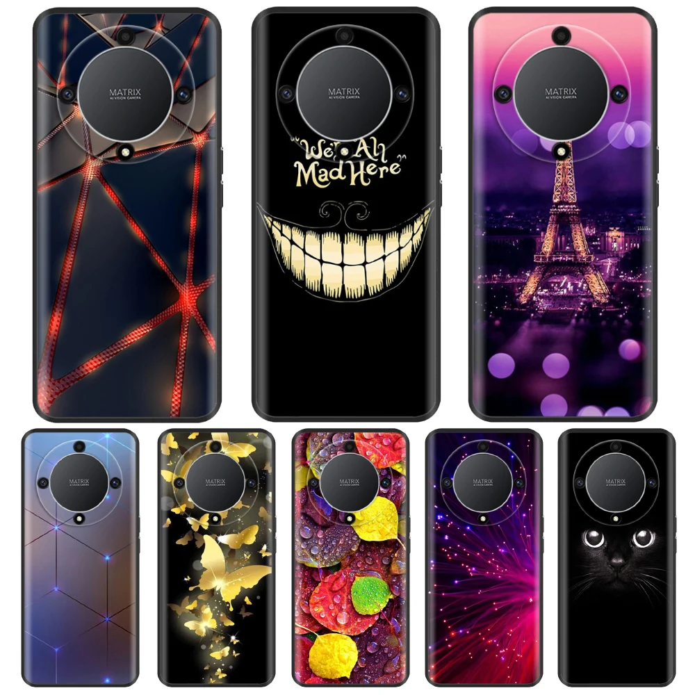 Cover For Honor X9a 5G Case RMO-NX1 Silicon Fashion Thin Print Soft Funda For Huawei Honor X9A 6.67'' honorX9A TPU Bumper Hoesje