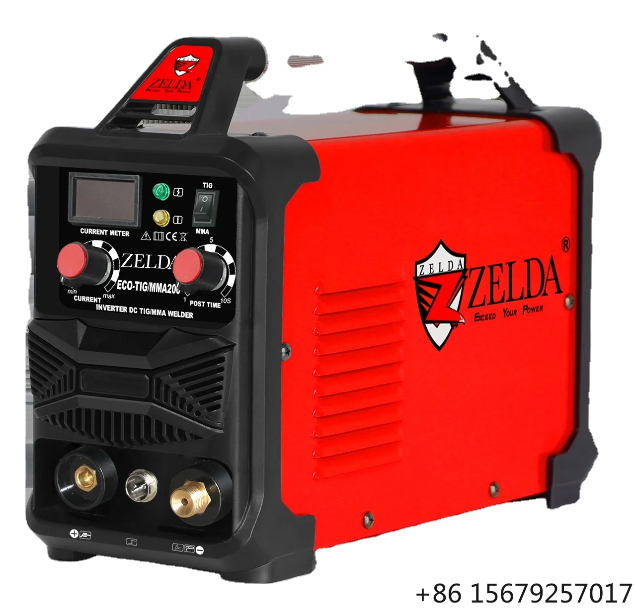 220V Double Knob Argon Arc Welding Machine 2-in-1 Anti-Sticking TIG MMA Welder Inverter Low Price for Stainless Steel Voltage