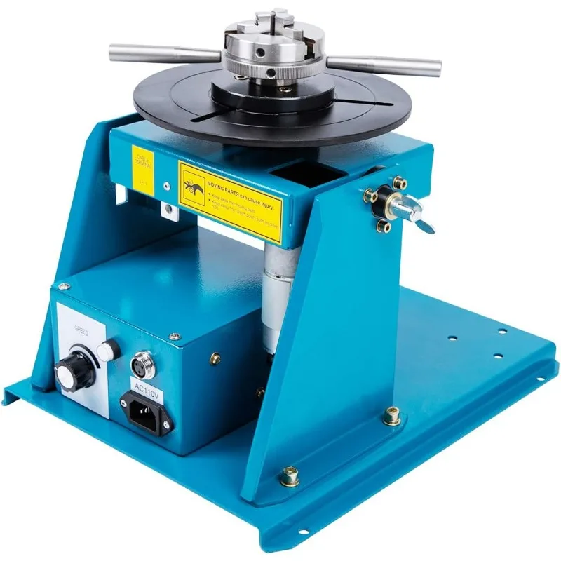 Turntable Table, DC24V 15W Rotary Welding Positioner Turntable Table High Positioning Accuracy Suitable for Cutting, Grinding,