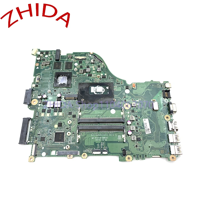 For Acer aspire E5-575 E5-575G F5-573 Laptop Motherboard i3/i5/i7 CPU 940MX 2GB GPU DAZAAMB16E0 NBVDH11004 NBVE111002 Mainboard