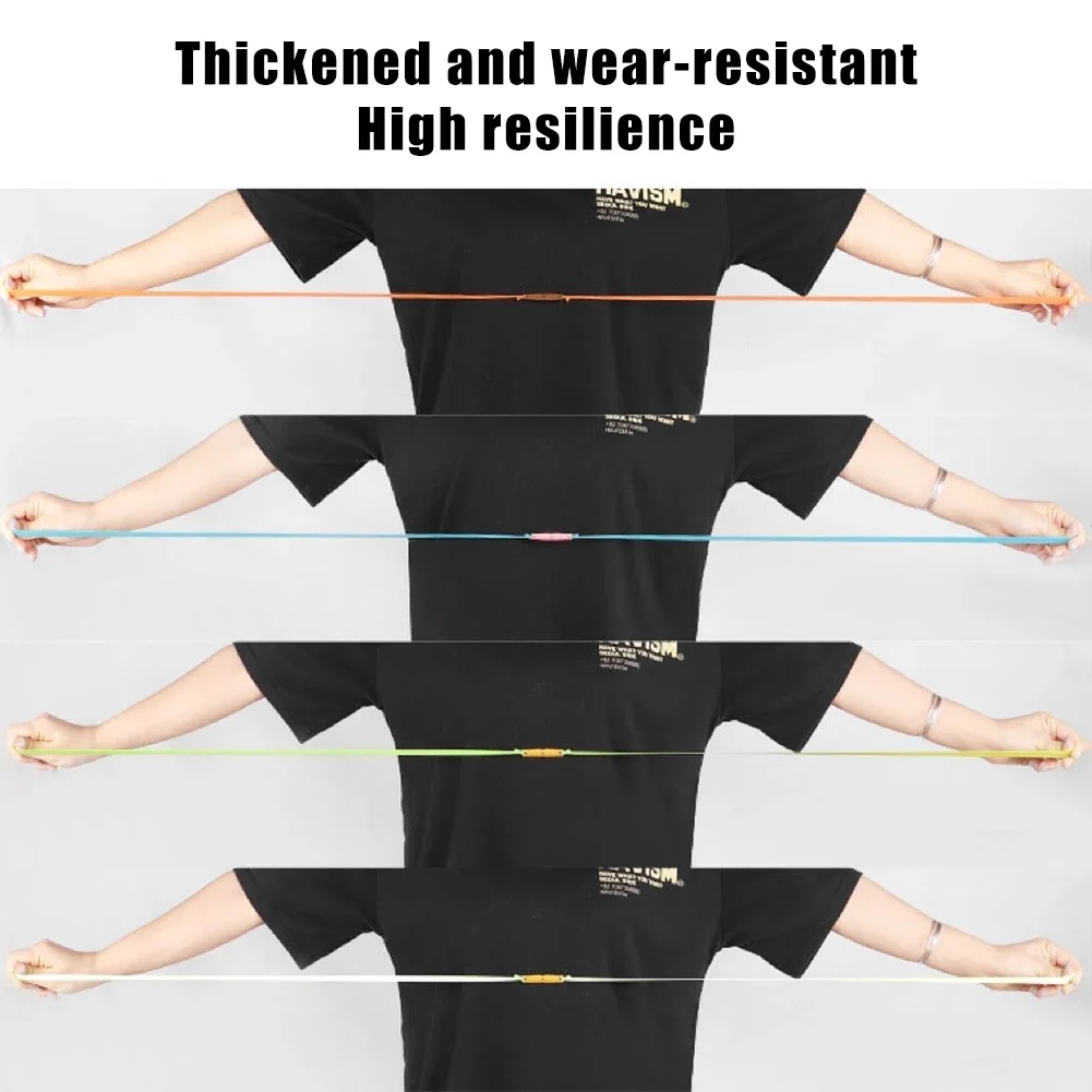 الرياضة في الهواء الطلق 5 قطعة 0.5-1.2 مللي متر شريط مطاطي قوية الصيد اكسسوارات شريط مرن مسطح ل مقلاع المنجنيق الأربطة المطاطية