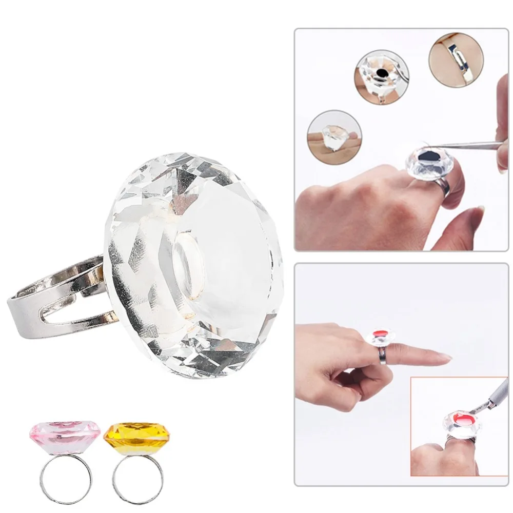 

Brand New Professional Eyelash Extension Glue Rings Cup Tattoo Pigment Container Pallet Permanent Makeup Accessories Supplies