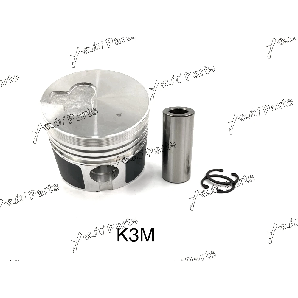 Hot Sell Piston Set STD For Mitsubishi K3M x3 PCS Engine Parts