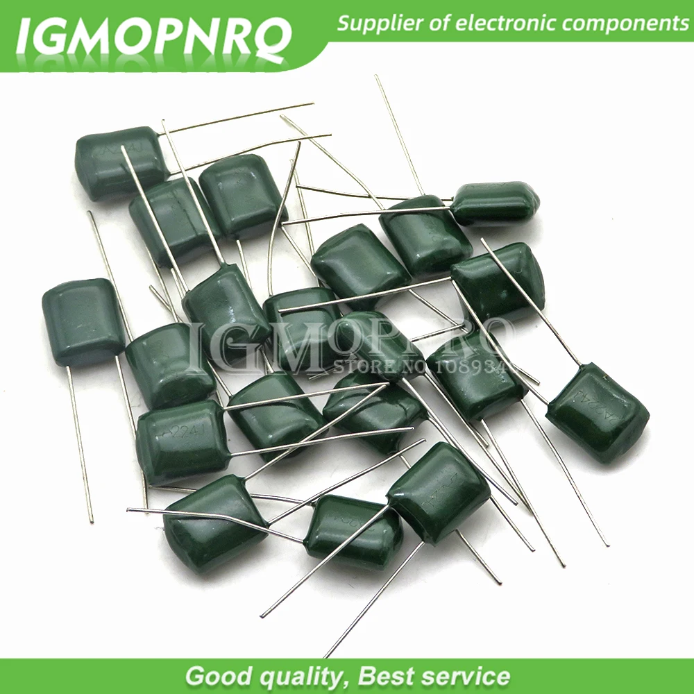 Polyester film capacitor 100V 1nF 1.5nF 2.2nF 100nF 2A471J 2A102J 2A222J 2A392J 2A332J 2A472J 2A103J 2A473J 2A104J 10NF 220NF