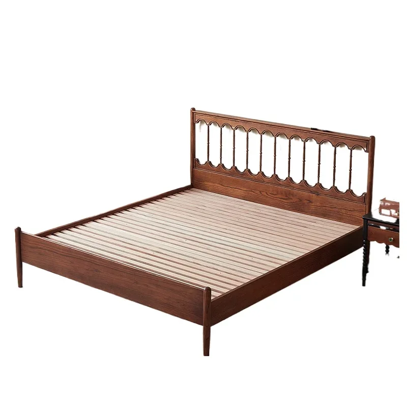 레트로 원목 침대