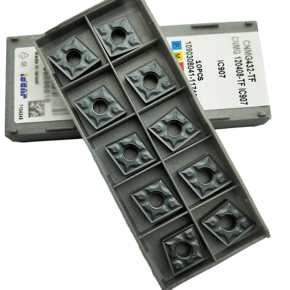 

10 твердосплавных вставок CNMG432TF. Подходят для внутренней токарной обработки. Пропозиции. Сильное сопротивление и скорость обработки.