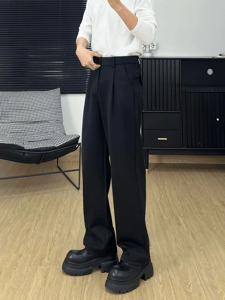 

Мужские повседневные брюки-чинос Naples Black Straight Leg: модные прямые брюки-трубы для весны и лета, не мнущиеся