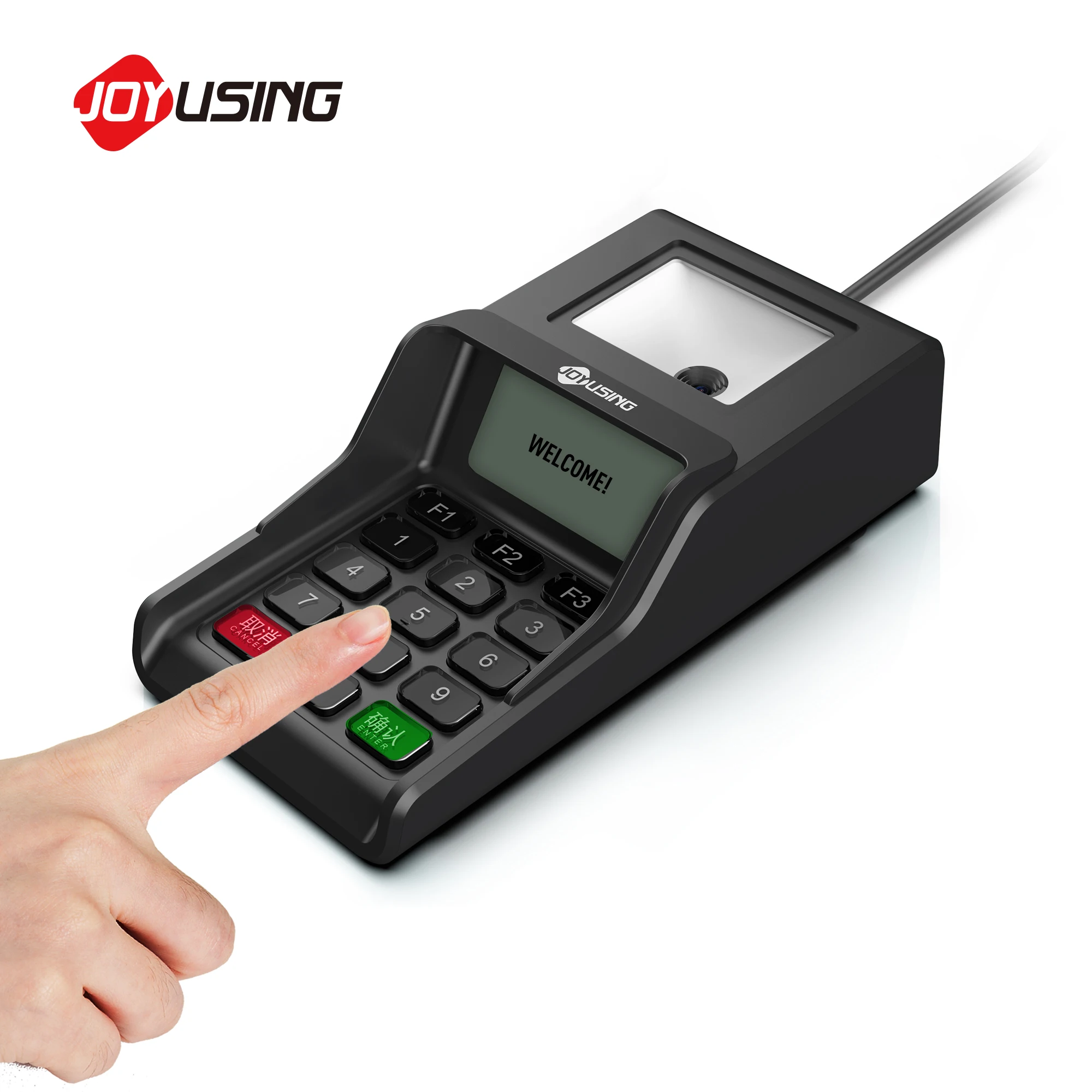 Joyusing PK102  Numeric Keypad Pinpad with Barcode Reader USB Interface and NFC