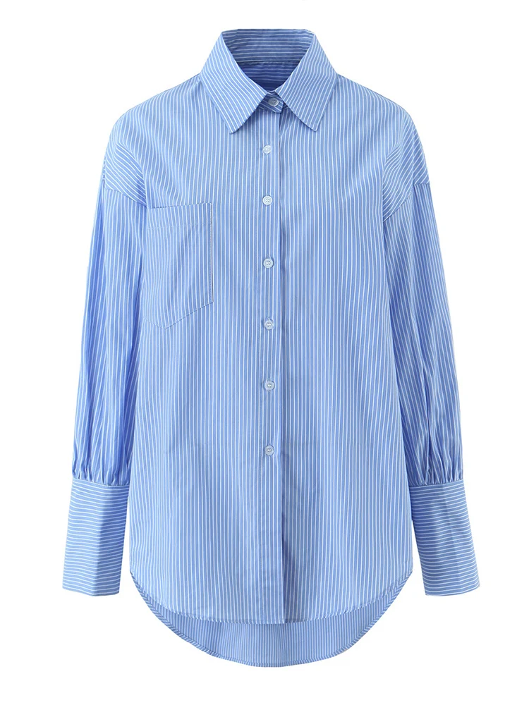 

Новая женская мода в европейском стиле, универсальная темпераментная свободная куртка-рубашка для отдыха, длинная передняя часть, короткая задняя часть