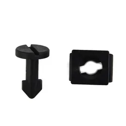 2pcs For Honda- Plastic Engine Cover Stud Stay Grommet Kit 91501-SS8-A01# 91601SS8A01# Engine Cover Bolt Bonnet Hood Clip