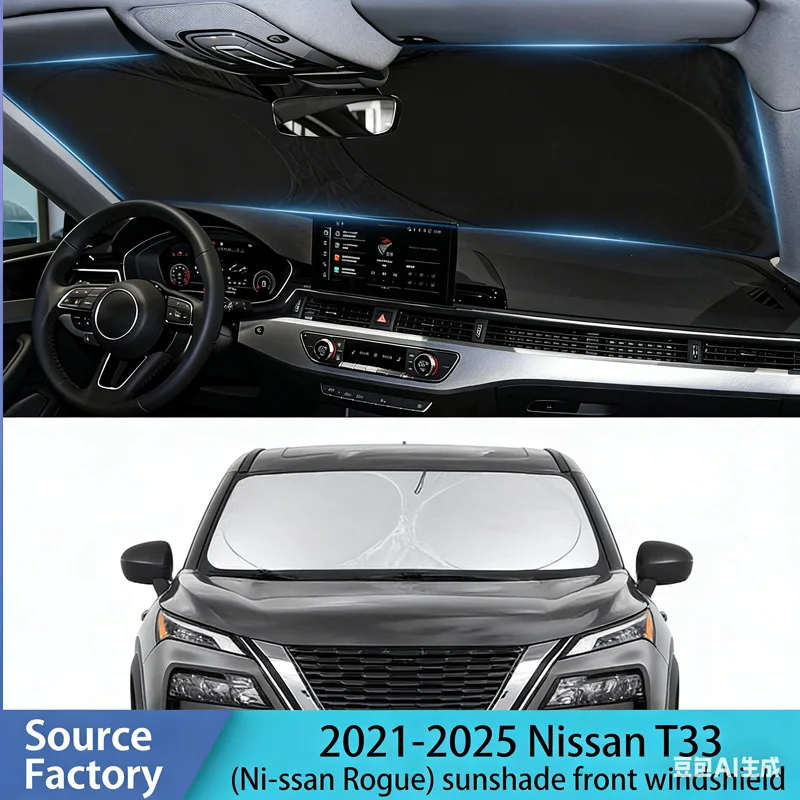 

Suitable for 21-25 models of Nissan X-Trail (X-TRAIL T33) car sunshade front sunshade insulated sunshade