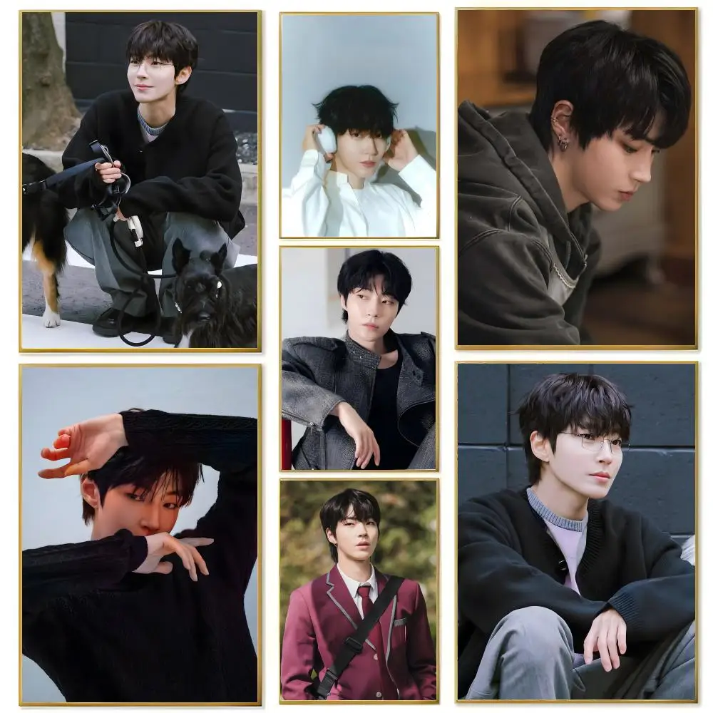 Actor  H-Hwang I-In Y-Yeop Poster Wall art print art suitable for living room bedroom bar parlor home decor gift