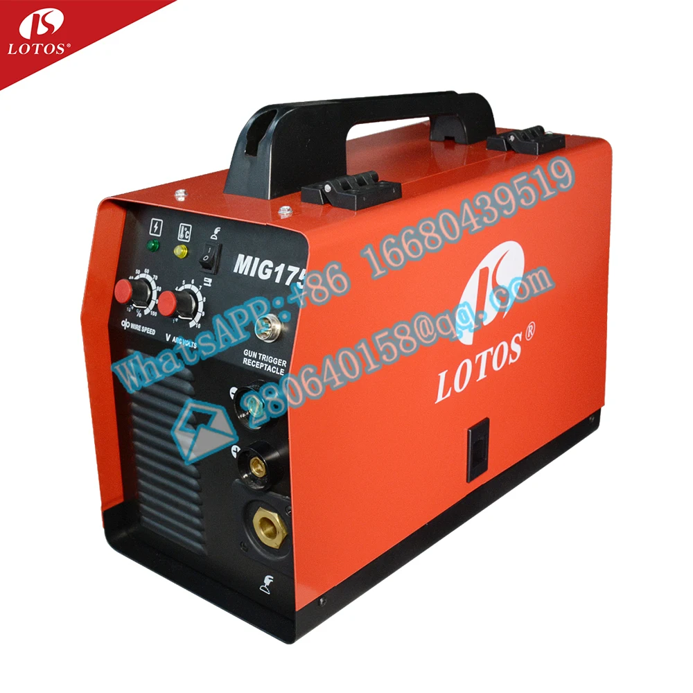 

LOTOS MIG175 inverter welders other arc mma high frequency mig welding machine for stainless steel 110/220v