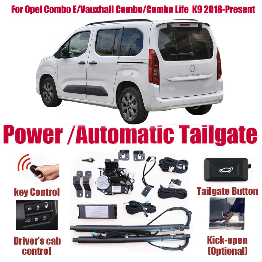 For Opel Combo E/Vauxhall Combo/Combo Life  K9 2018-Present Car Automatic Lifting kit Opening Trunk Electric Lift Tailgate