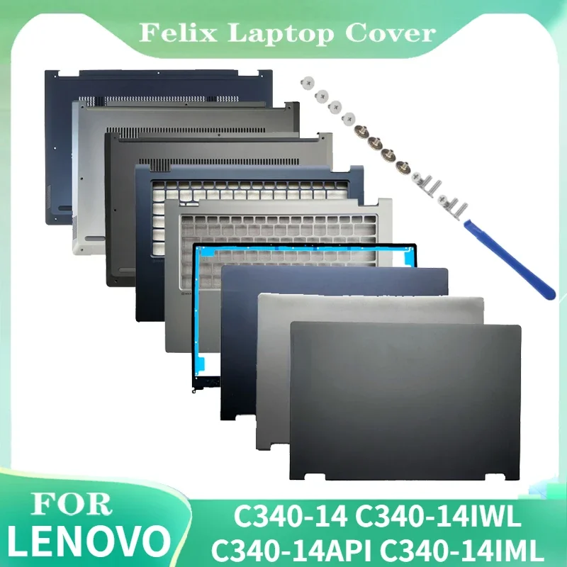 New For Lenovo C340-14 C340-14IWL C340-14API C340-14IML Laptop LCD Back Cover/Front Bezel/Palmrest/Bottom Case