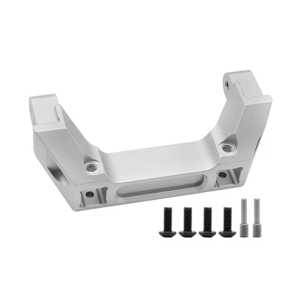 HooCrawler TRX4 Stoßstangenhalterungen, CNC-Aluminiumlegierung, TRX4 vordere und hintere Stoßstangenhalterung für 1/10 RC Crawler TRX-4 Upgrade – Detail 8