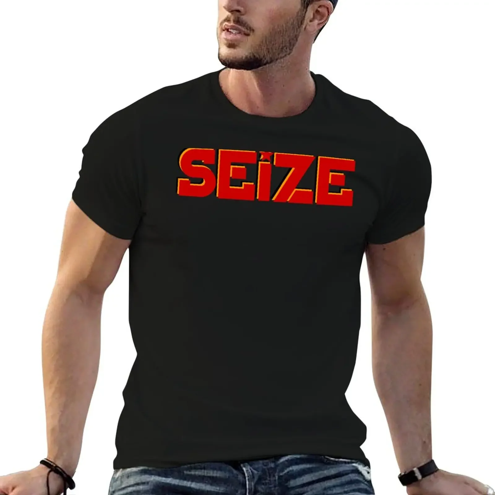

Seize! T-Shirt custom shirt kawaii clothes t shirt men 100℅ cotton