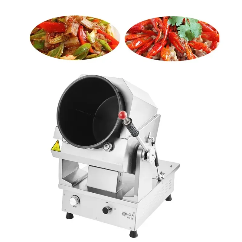 Intelligent Cooking Robot 3.5kw/5kw Electric Automatic Stir Fry Machine for Restaurant Kitchen 220v Rotating Fried Rice Bakery