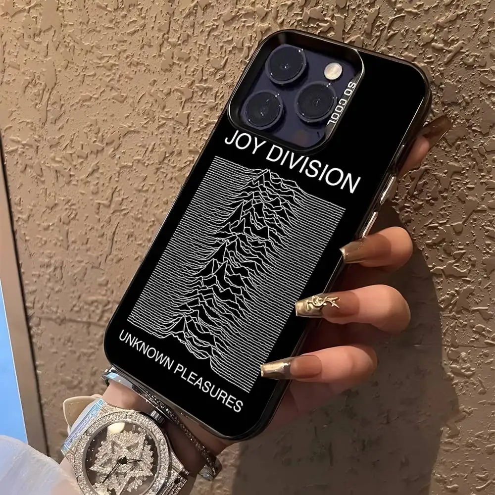 J-Joy Division Band Phone Case For iPhone 16,15,14,13,12,11,Pro,XS,Max,Plus,Mini,SE Black Candy Matte Shockproof Cover - Image 2
