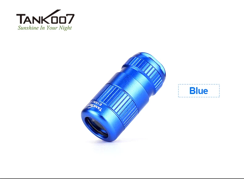 TANK007 E15 AI Outdoor Super Bright LED Flashlight Night Riding Camping Hiking Hunting & Indoor Activities Use