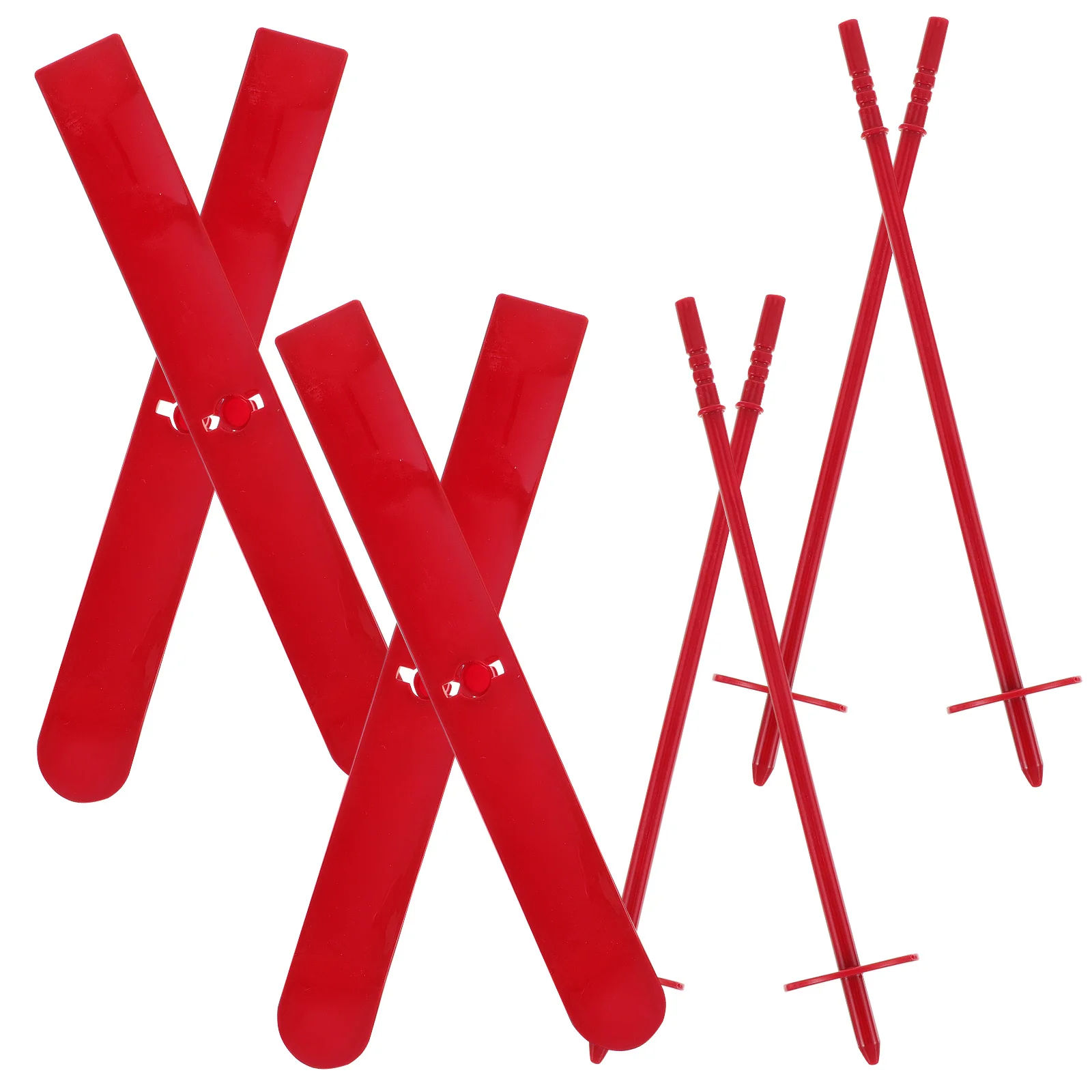 مجموعتان من ديكور مزلقة عيد الميلاد مصنوع بحرفية رائعة وزلاجات صغيرة لحفلات العطلات وديكور المنزل #2