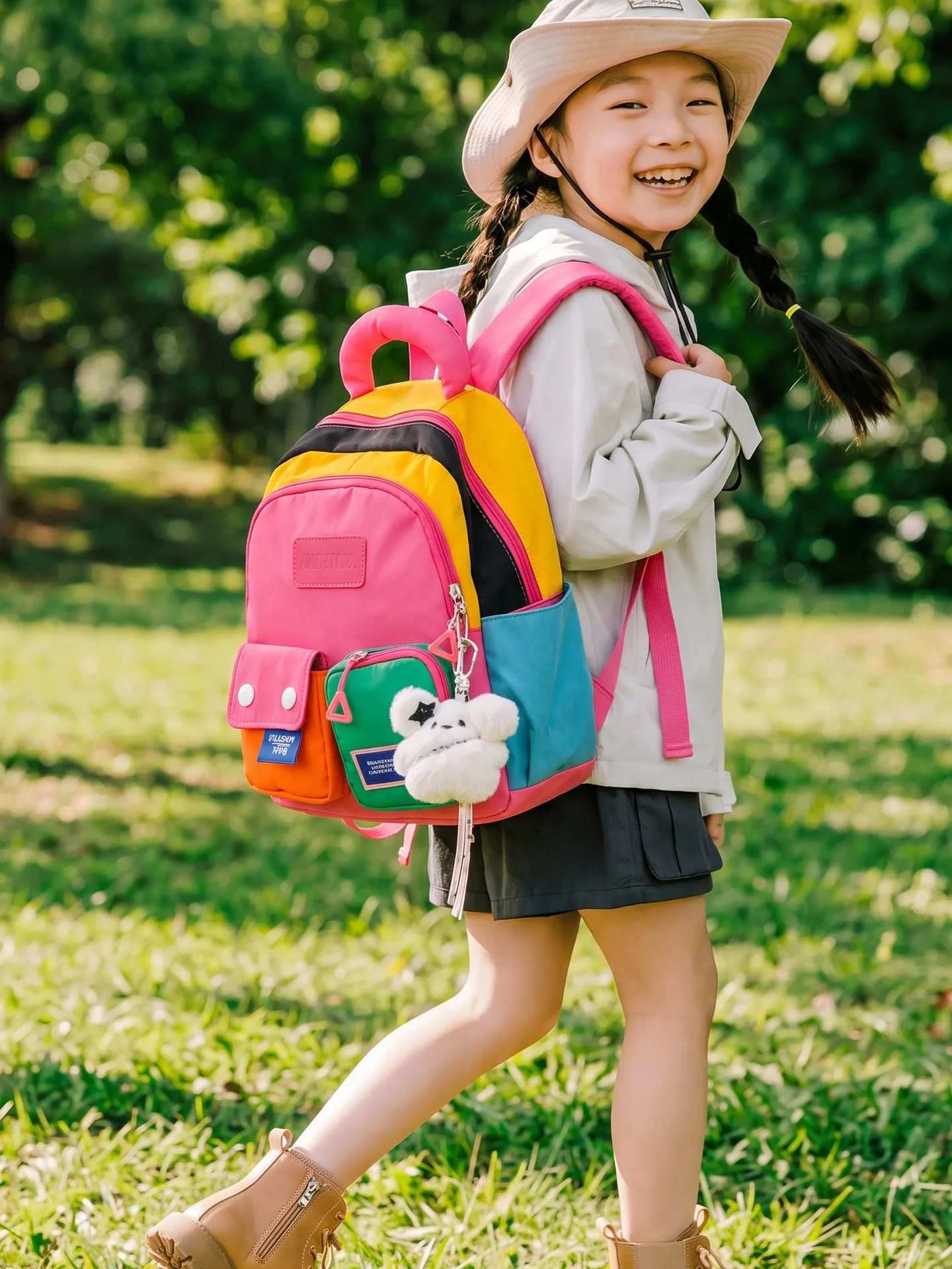 lightweight-autumn-hiking-backpack-for-little-girls-high-aesthetic-value-children's-travel-bag-durable-polyester-material-wat