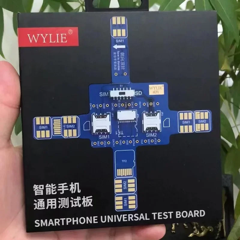 MasterXu WYLIE Mobile Phone Universal Tester Board For iPhone HuaWei Signal Repair SIM Card Reader Problem Replacement