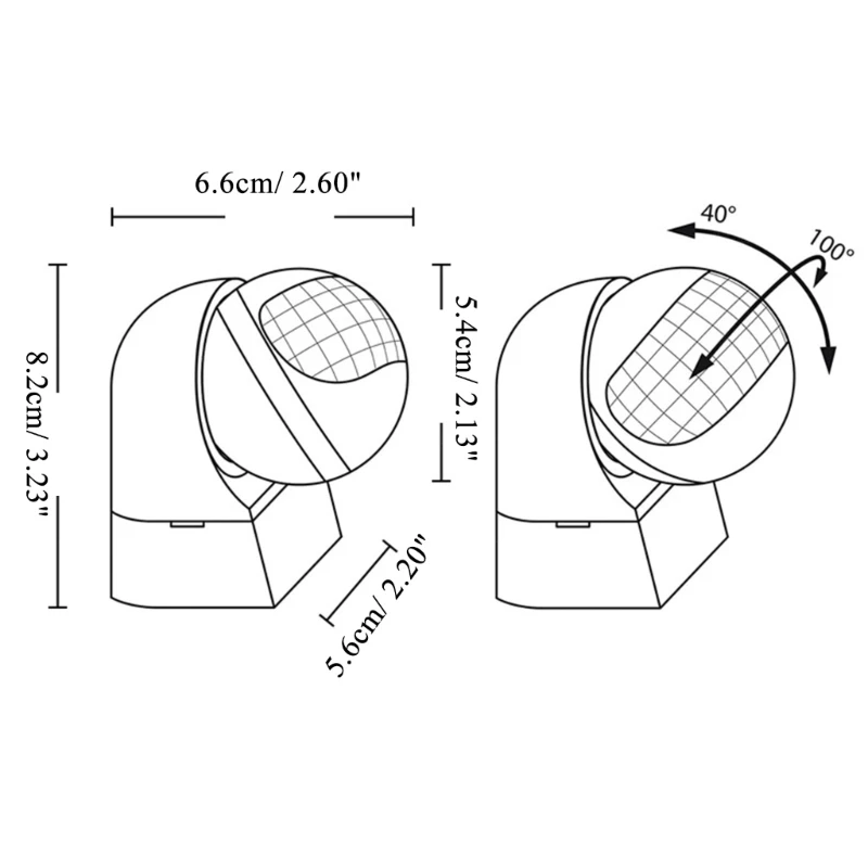 Adjustable Human Body Detector PIR Motion Light Dropship