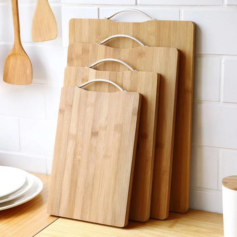 

Wooden Chopping Blocks Bamboo Rectangle Craft Cutting Board Durable Non-slip Chopping Board Kitchen Vegetable Meat Cutter Tools