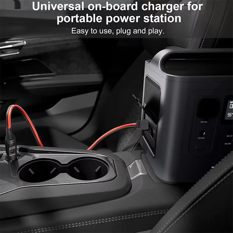 1 Meter Cigarette Lighter Socket to XT60i Female Adapter Cable Compatible with Oukitel Allpowers R600 Anker Solix Power Station