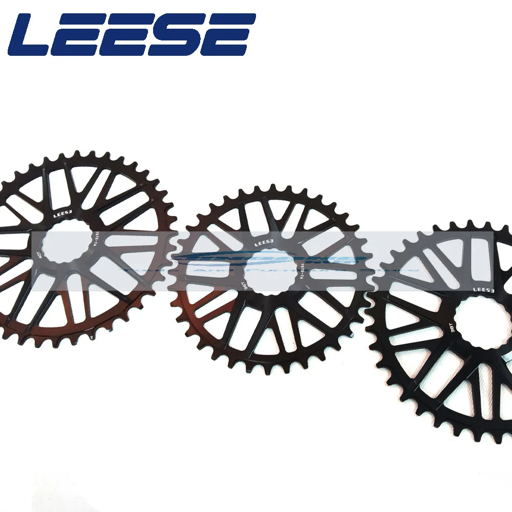 

LEESE straight-mounted dental disc road car EASTON interface, integrated single disc 40/42/44/46/48/50 T