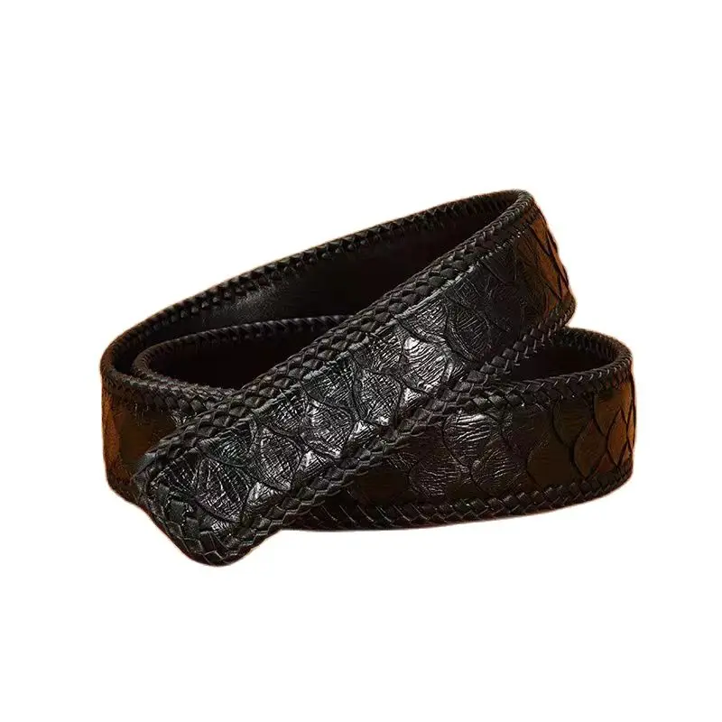 2023 men high quality genuine leather belt luxury designer belts men snake skin fashion Strap male for man PD003