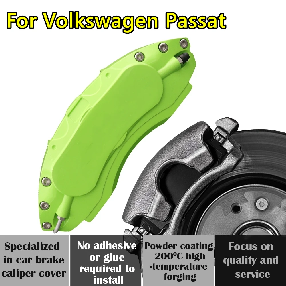 For VW Volkswagen Passat Car Brake Caliper Cover Aluminum Alloy Metal Kit Fit 280TSI 330TSI 380TSI PRO 1.5T 2.0T 3.0L V6 DSG