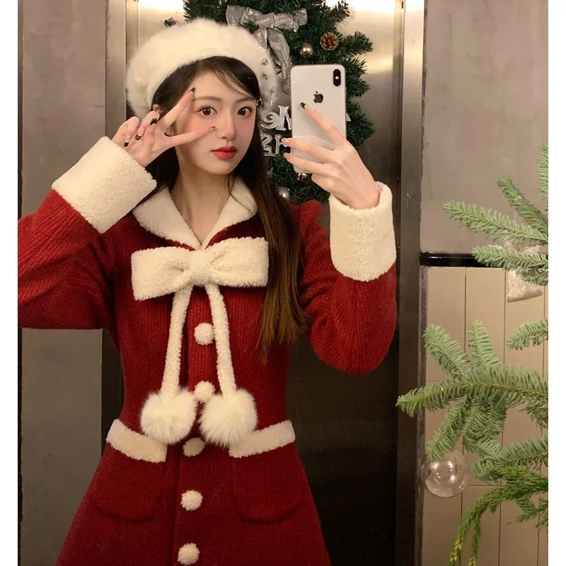 فستان نسائي قصير بأكمام طويلة ياقة بولو ، فساتين نسائية غير رسمية ، أنيقة ، جميلة ، مكتبية ، أزياء كورية ، أنيقة ، جديدة ،