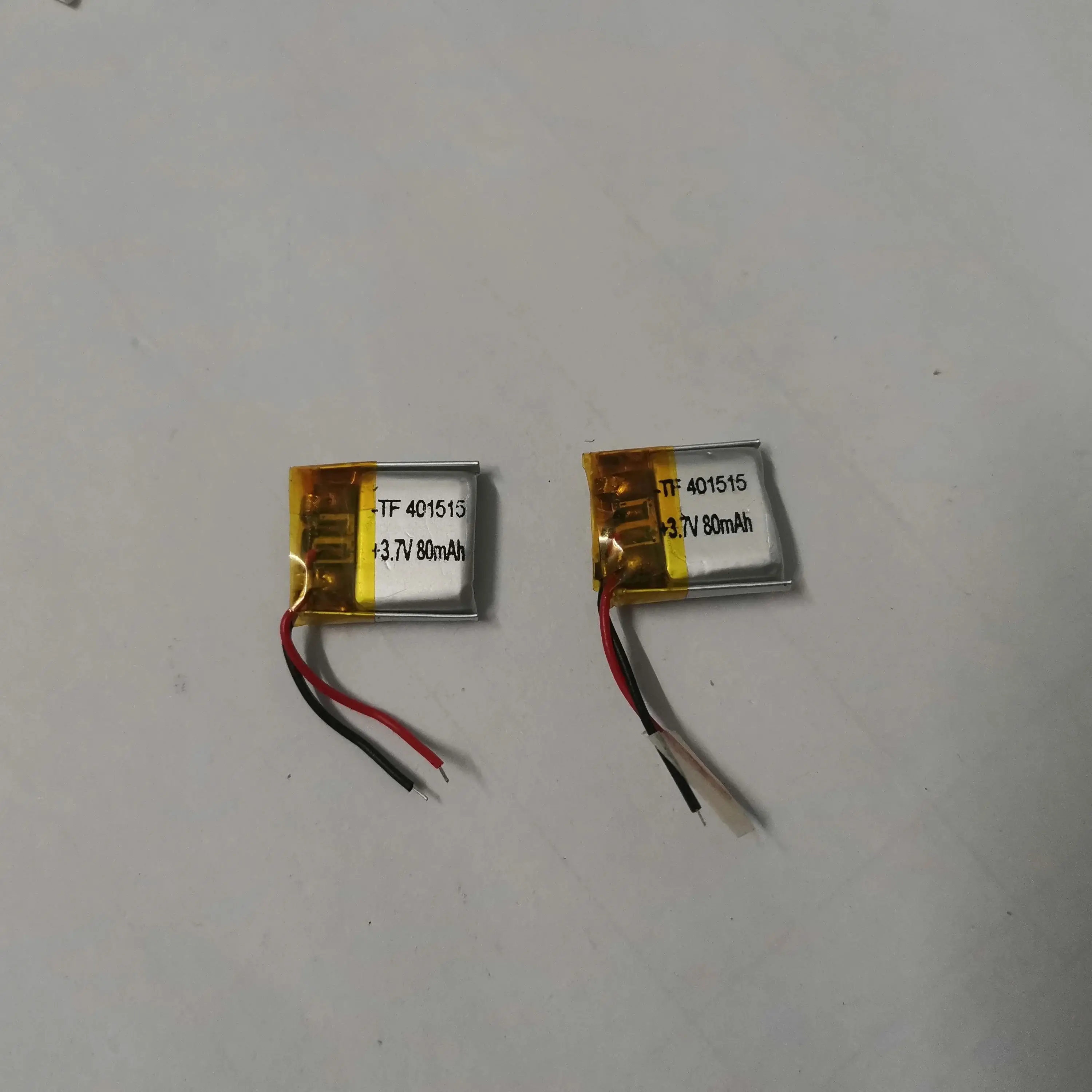 3.7V 2 wires 401515   lithium battery with protection board , used for bluetooth MP4 1pcs/lot