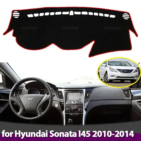 미끄럼 방지 대시 보드 커버 보호 패드 자동차 액세서리 현대 소나타 I45 용 차양 카펫 2010 2011 2012 2013 2014 YF